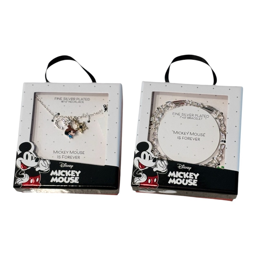 Disney Mickey Mouse Silver Necklace